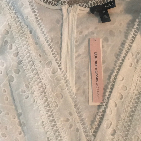 White size small aqua dress - NWT - Picture 2 of 6